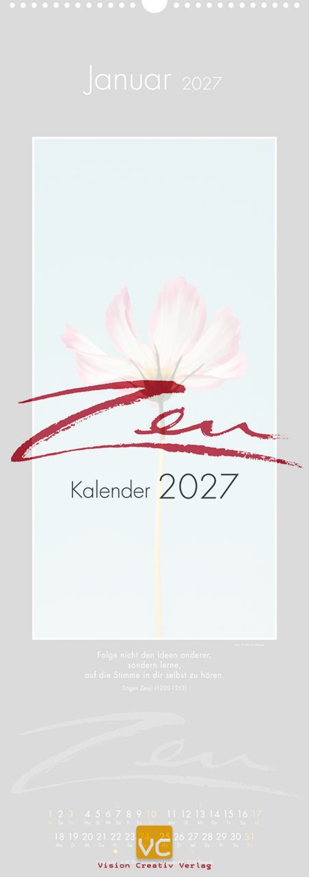 Zen-Kalender 2027